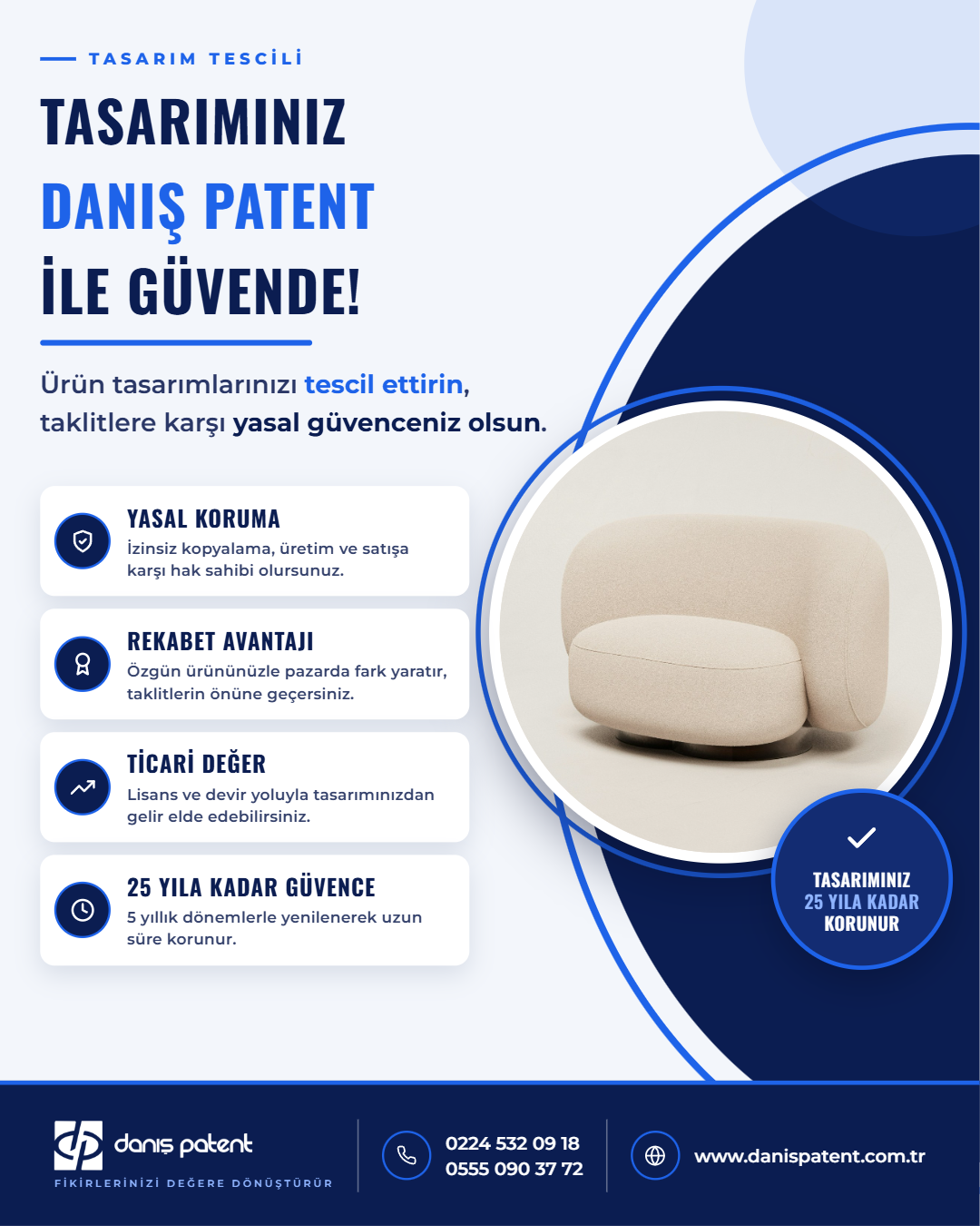  Tasarımınız Danış Patent İle Güvende